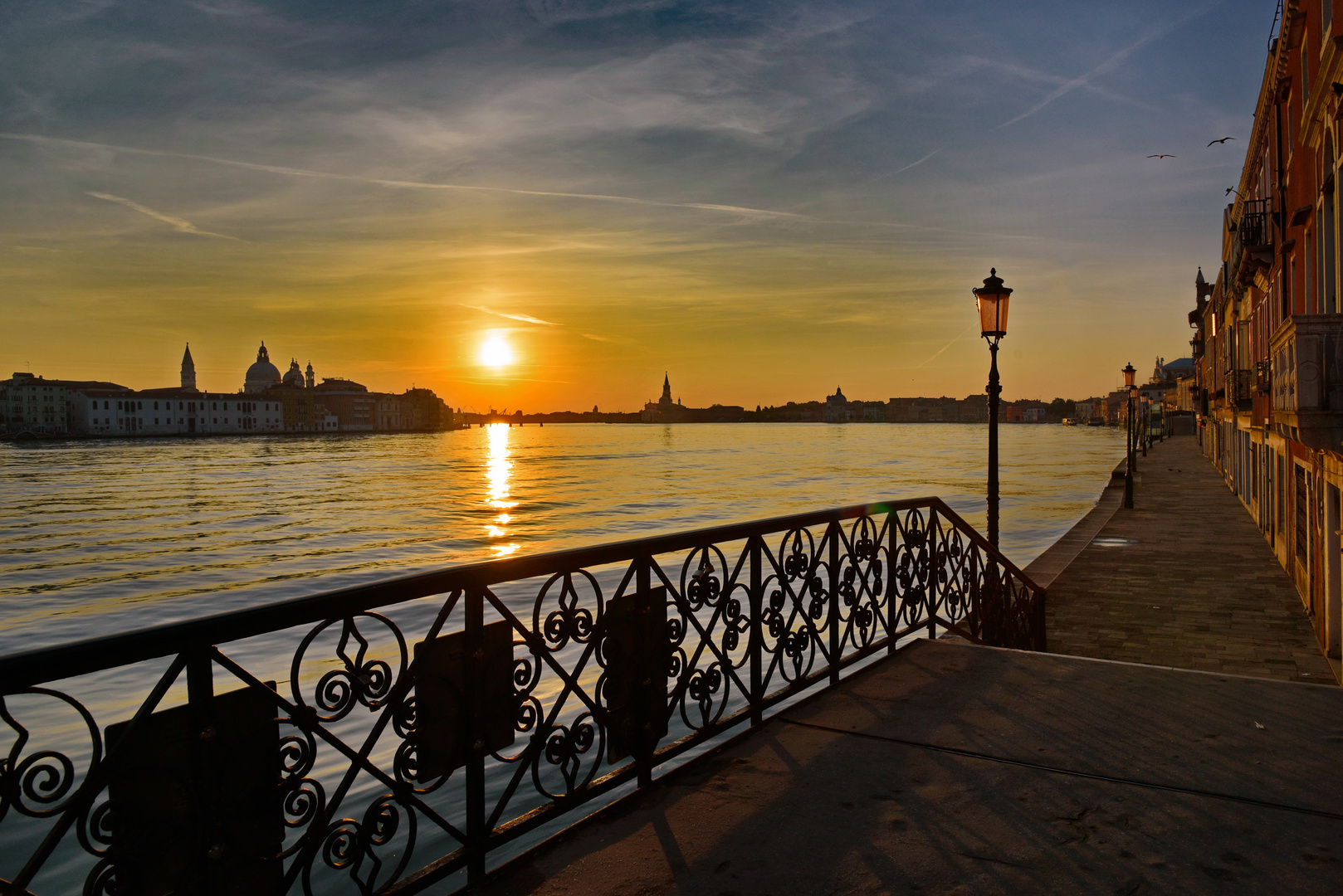 Der Tag erwacht auf Giudecca die Stille kann man hören