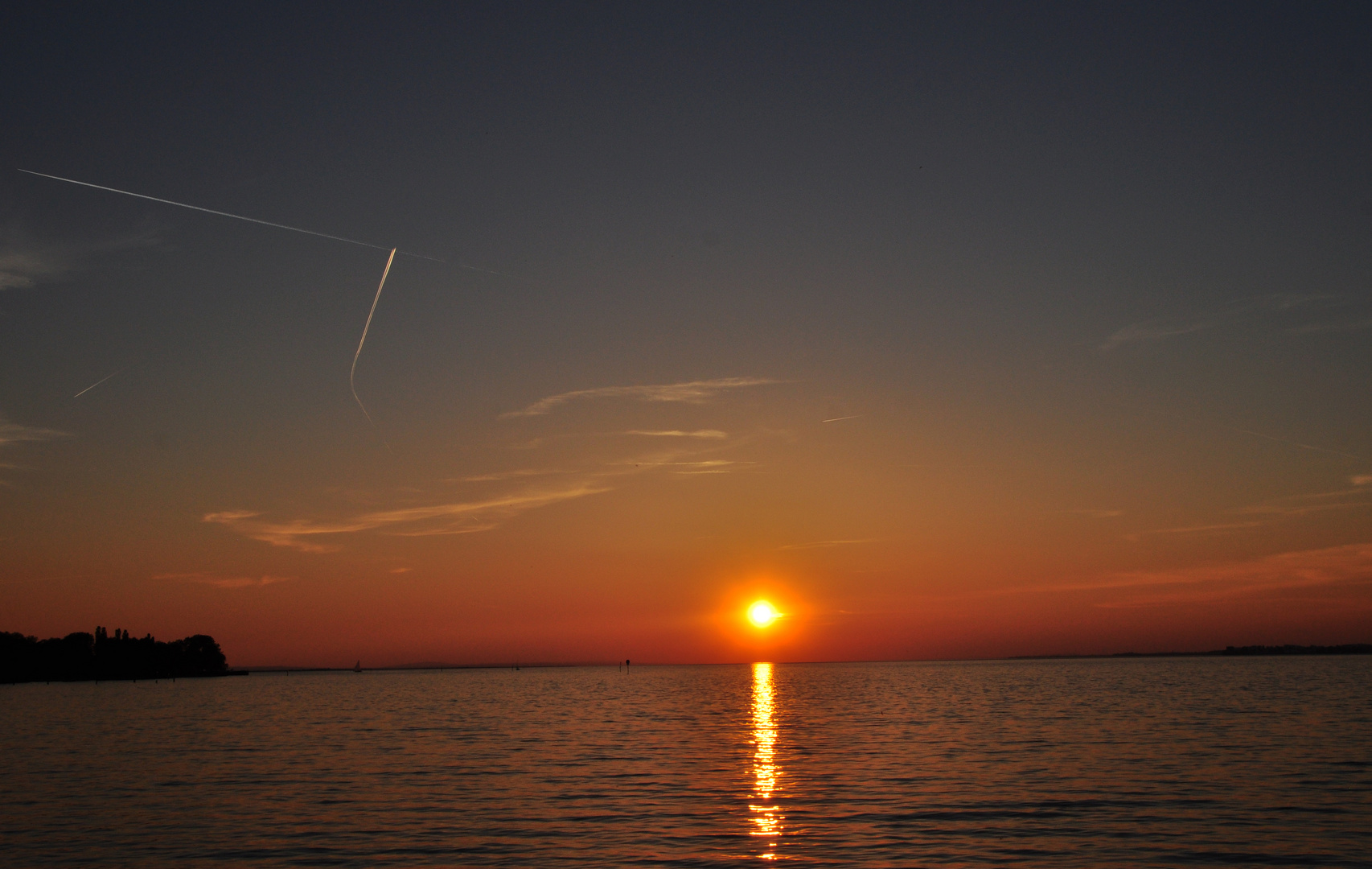 Der Tag geht abends schlafen ...