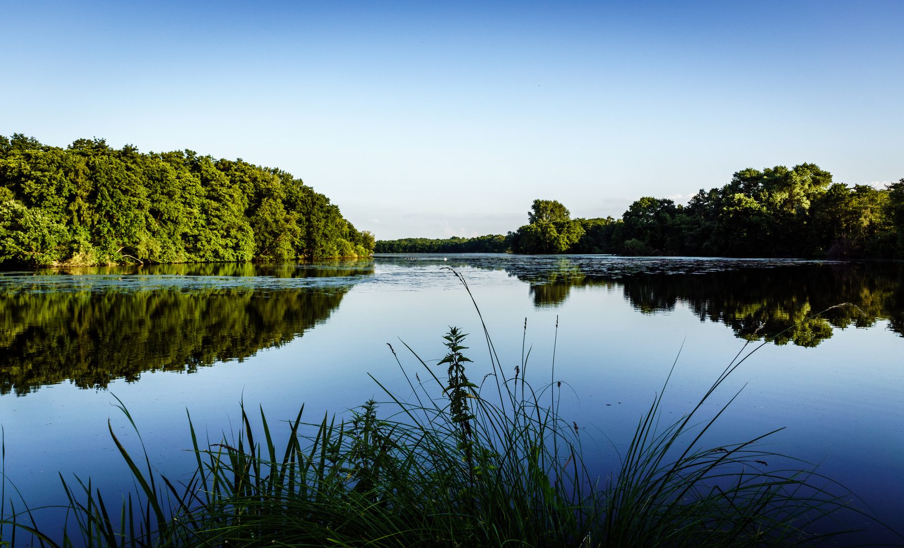 Der Tag geht zu Ende am De Witt See