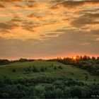 der Tag klingt aus im Pott ... Blick von der Halde Rungenberg