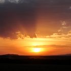 der Tag neigt sich seinem Ende in Masai Mara