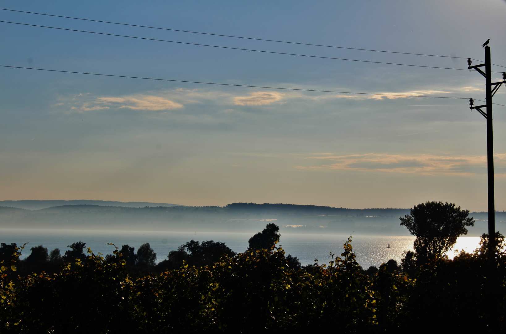 der Tag nimmt Abschied am Bodensee