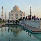 Der Taj Mahal mit Spiegelbild