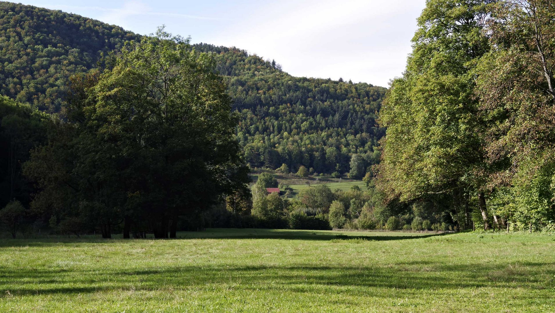 der Talausgang am Brühlbach