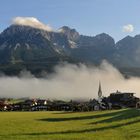 Der Talnebel löst sich auf