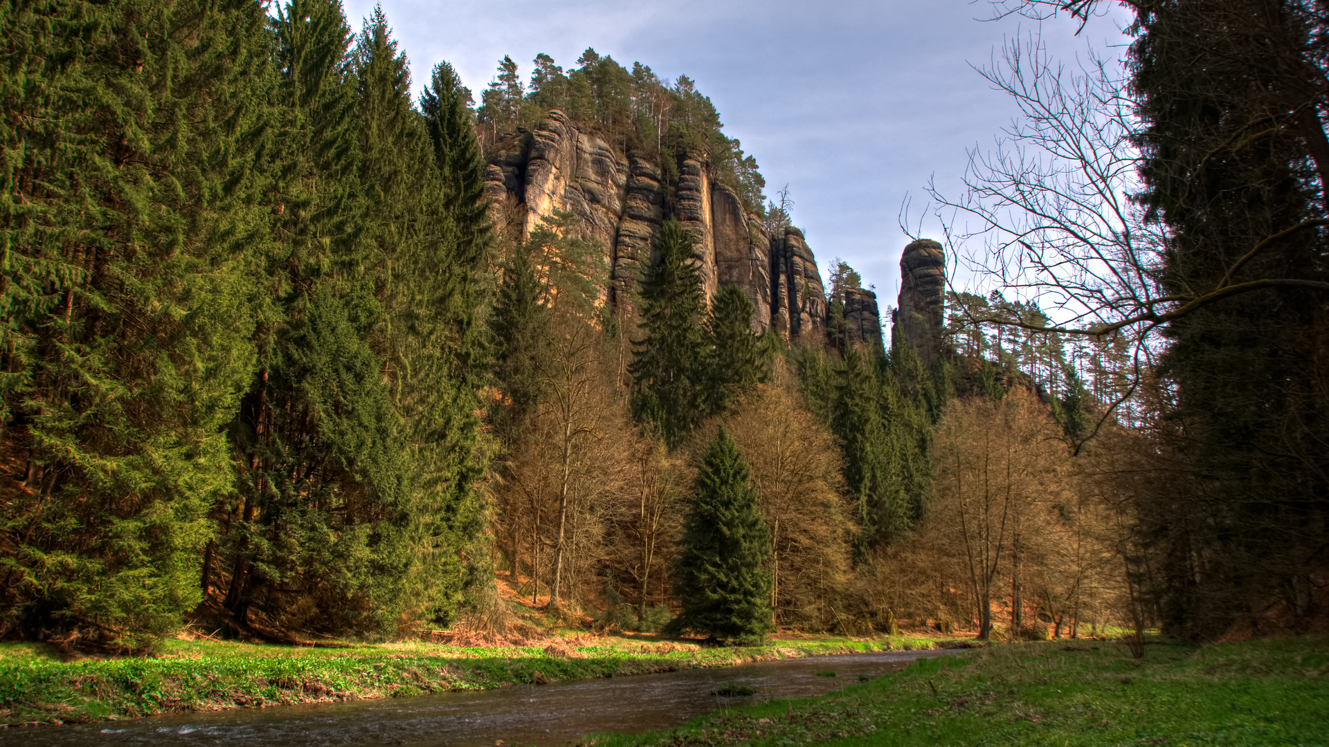 Der Talwächter im Polenztal (Sächsische Schweiz)