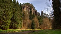 Der Talwächter im Polenztal (Sächsische Schweiz)