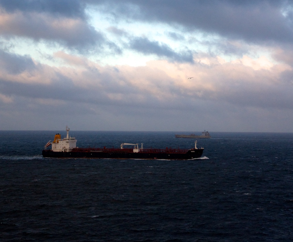 Der Tanker Kerel auf der Ostsee