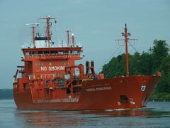 Der Tanker PATRICIA ESSBERGER auf dem Nord-Ostsee-Kanal