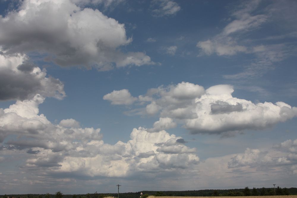 der Tanz der Wolken erfreut mich immer wieder