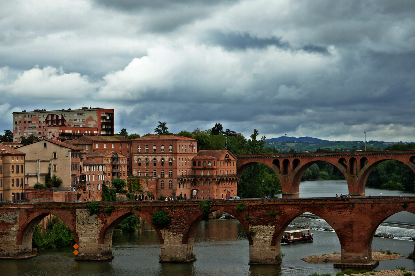 Der Tarn bei Albi , Frankreich,