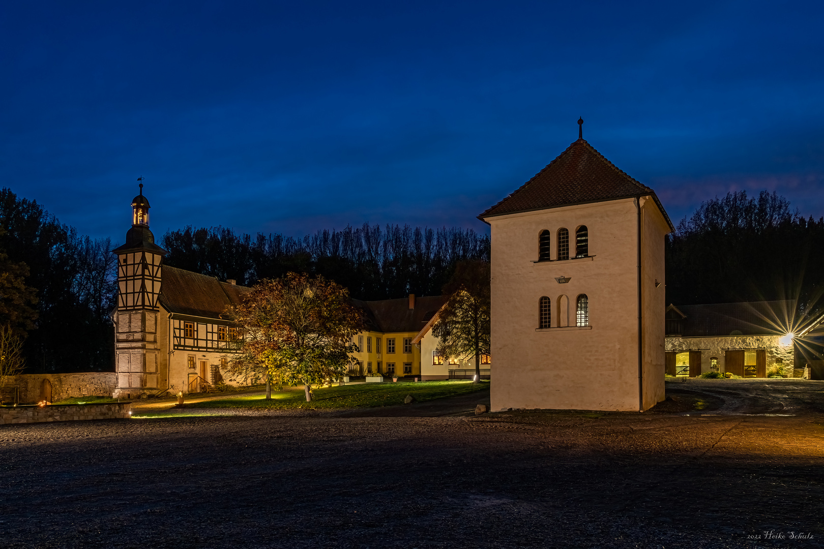 Der Taubenturm in der Komturei Bergen