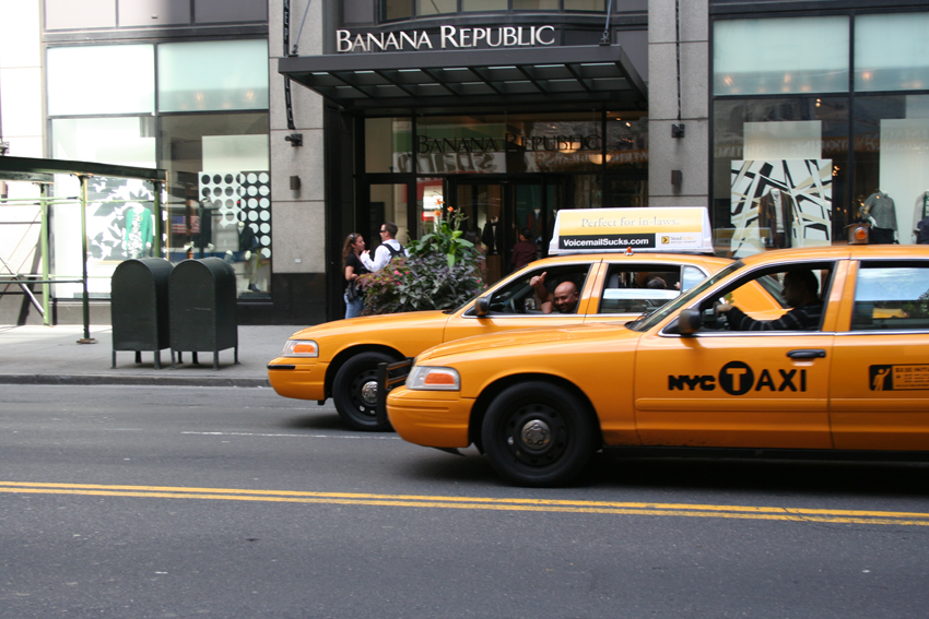 Der Taxi-Fahrer in NY