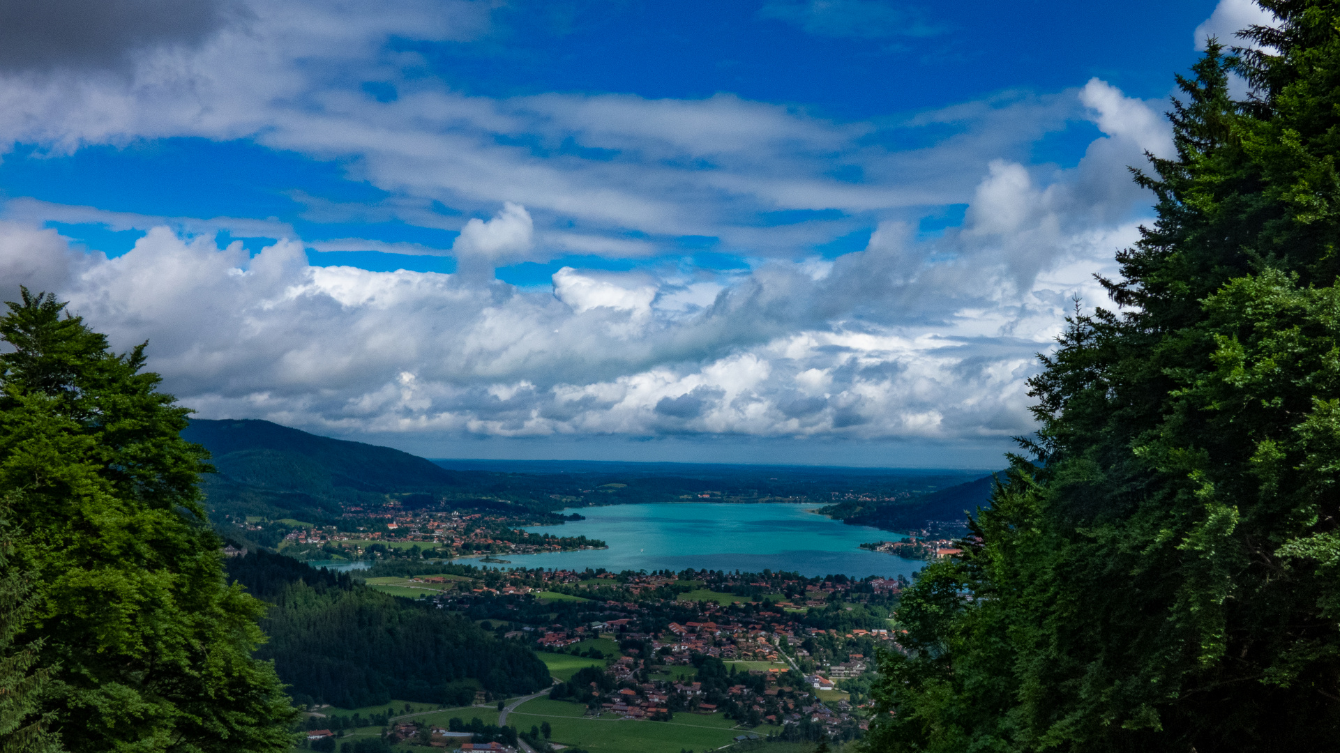 Der Tegernsee Blick vom Wallberg