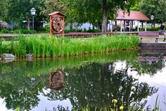 Der Teich im Kurpark von Bodenmais