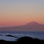 Der Teide am Abend - vom Garajonay aus gesehen