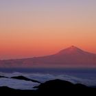 Der Teide am Abend - vom Garajonay aus gesehen