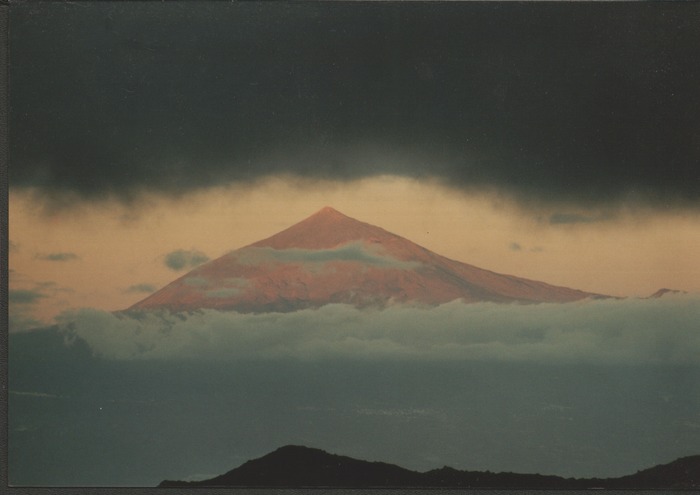 Der Teide(auf Tenerifa, Spaniens höchster Berg), von La Gomera aus.