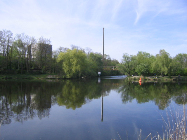 der Teltow- Kanal in Berlin...