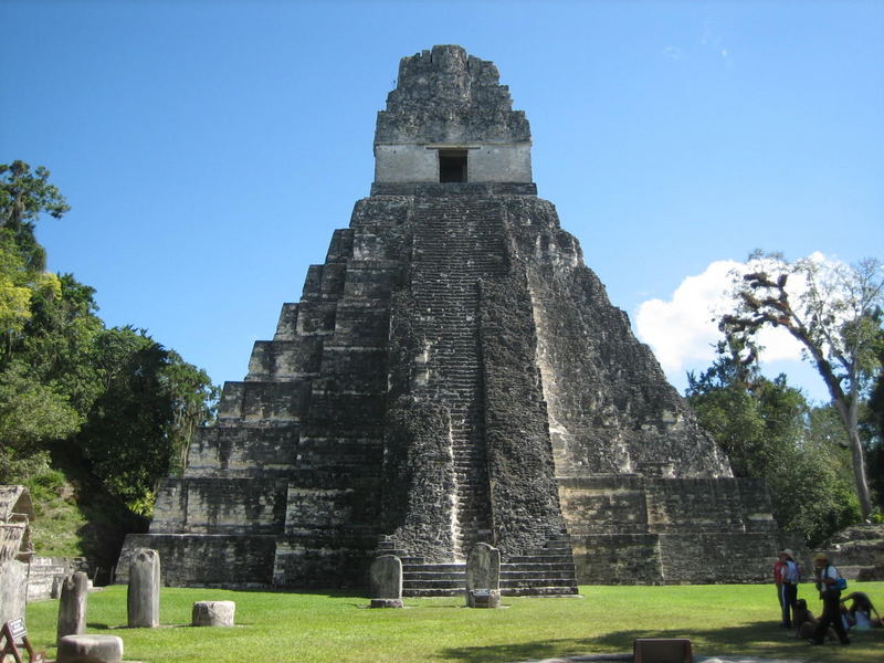 Der Tempel des Jaguar oder Tempel I in Tikal