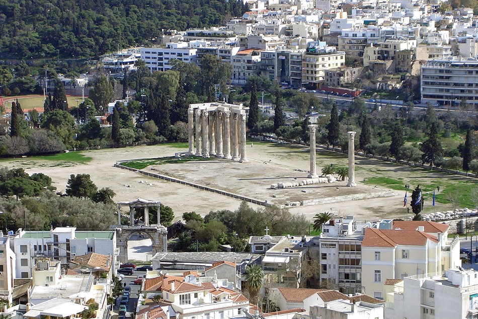 Der Tempel des Olympischen Zeus