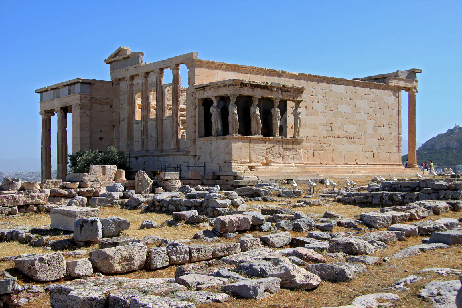 Der Tempel Erechtheion ..