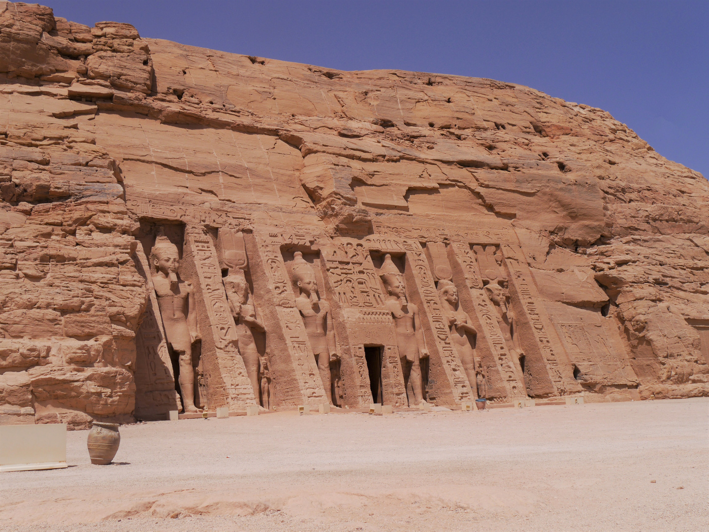 Der Tempel von Abu Simbel - menschenleer