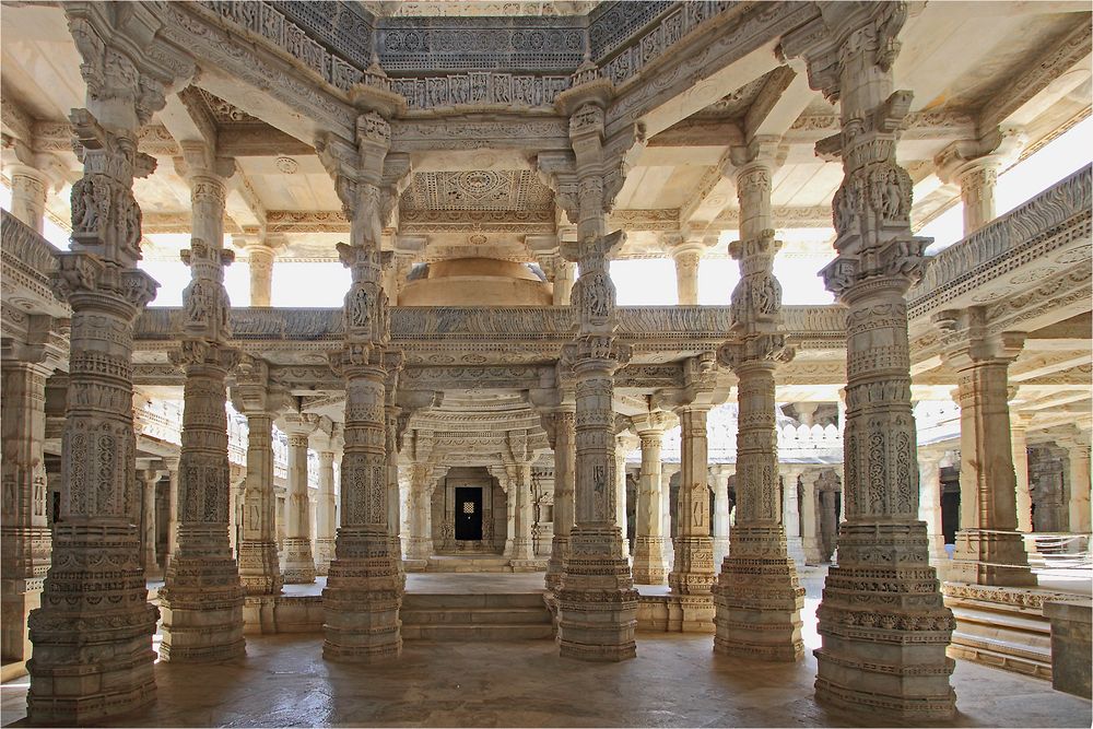 der Tempel von Ranakpur...