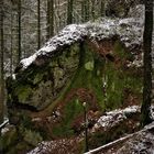 Der Teutoburger Wald im Januar 2021 - Das Hockende Weib im Zuckerschnee