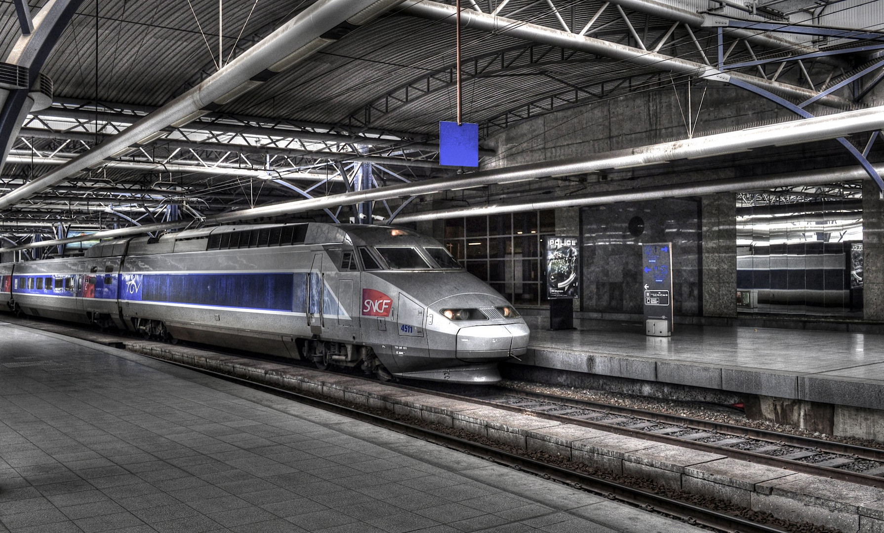Der TGV in Brüssel