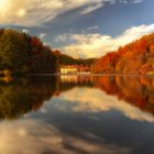 Der Thalersee zeigt sich hier von seiner schönsten Seite