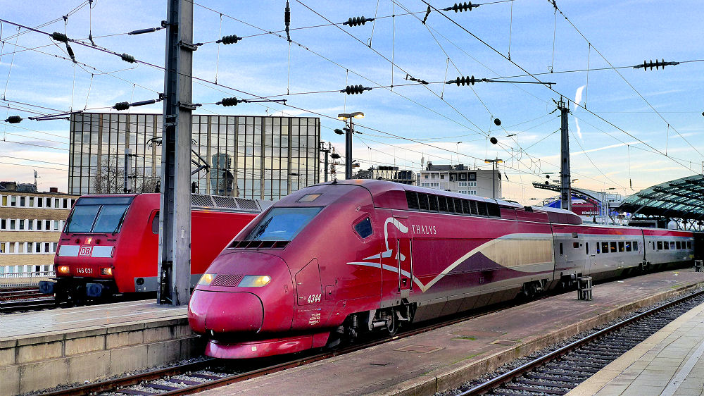 Der Thalys hat die Nase vorn