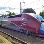 Der THALYS im Bahnhof Köln Messe/Deutz