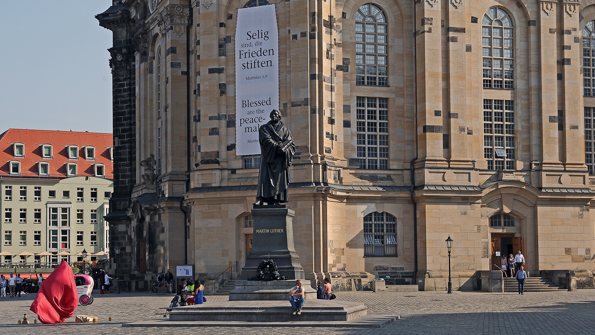 Der Thesenanschlag an der Schlosskirche zu Wittenberg durch Martin Luther vor 503 Jahren.