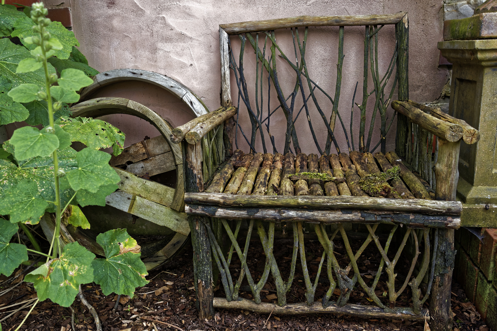 der Thron im eigenen Garten