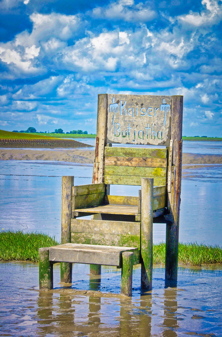 Der Thron im Wattenmeer