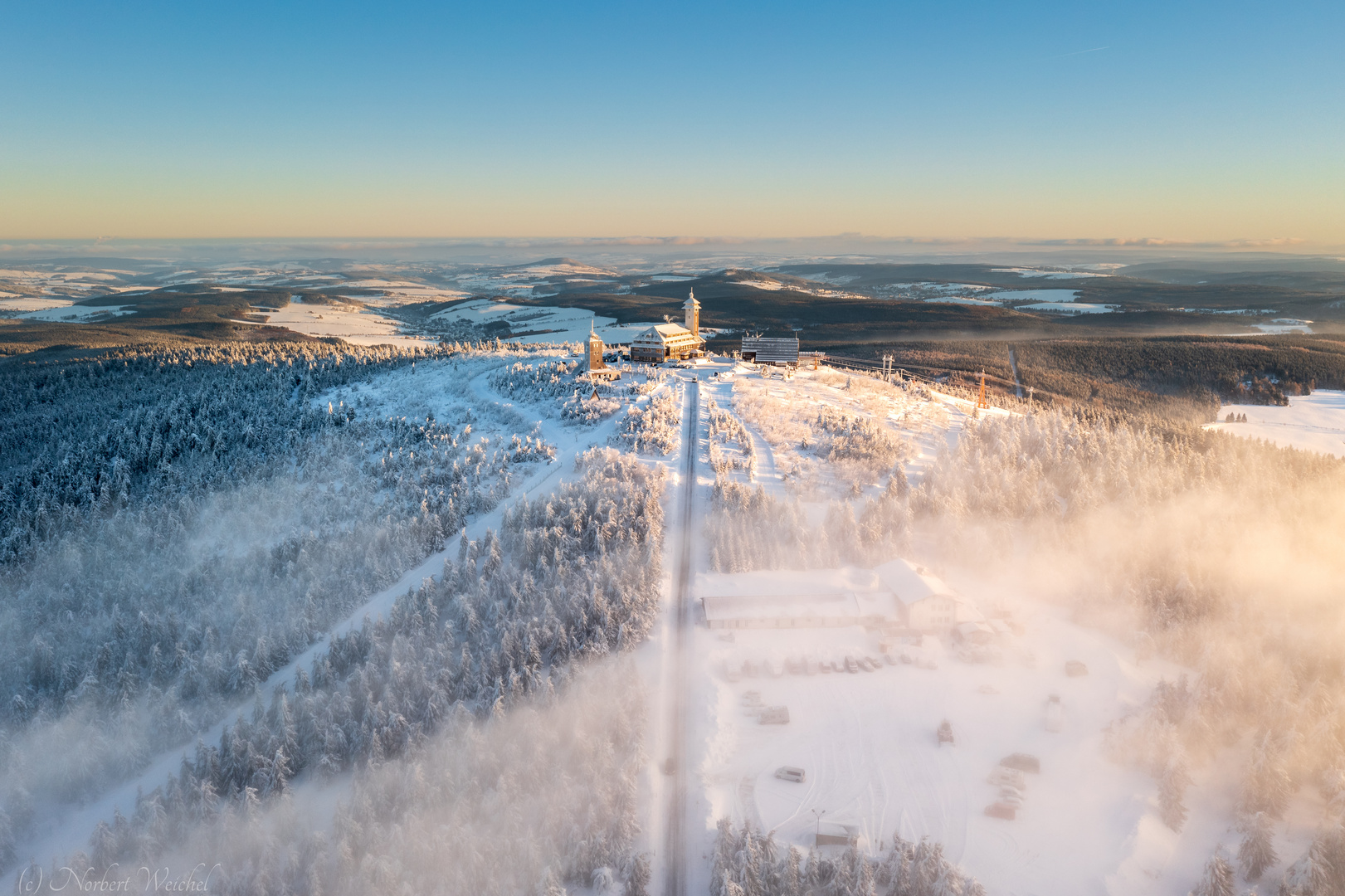 Der Thron von Sachsen im Winter