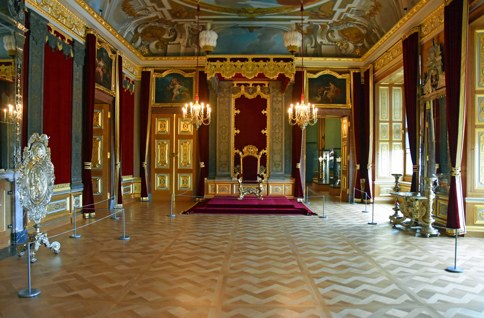 Der Thronsaal im Dresdner Residenzschloss