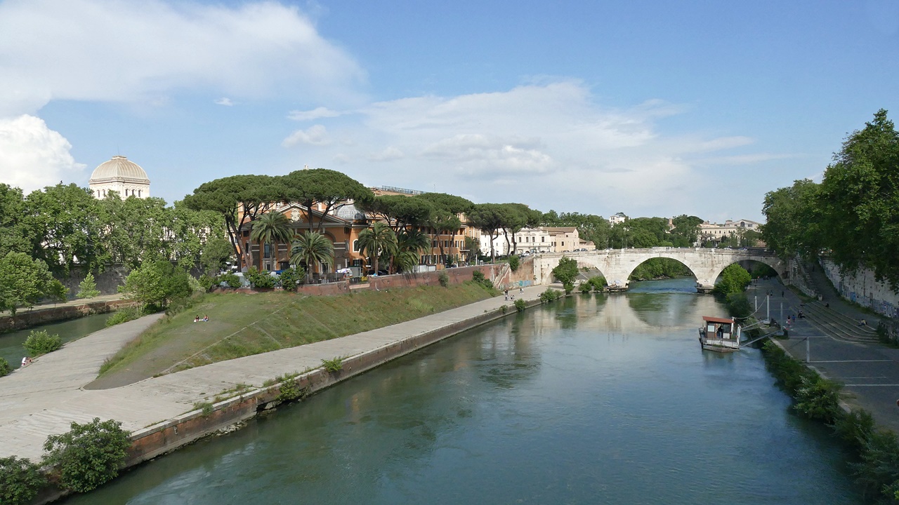 Der Tiber in Rom