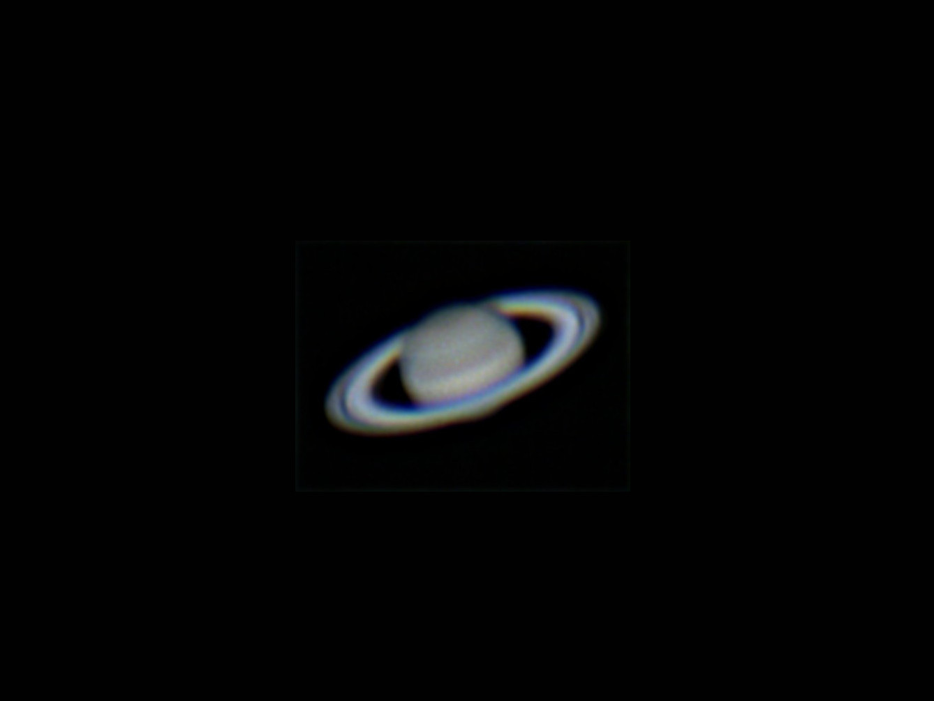 Der tief stehende Saturn am 02.06.2014