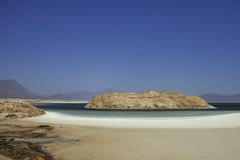 Der tiefste Punkt Afrikas (Lake Assal, 153 Meter unter dem Meeresspiegel)