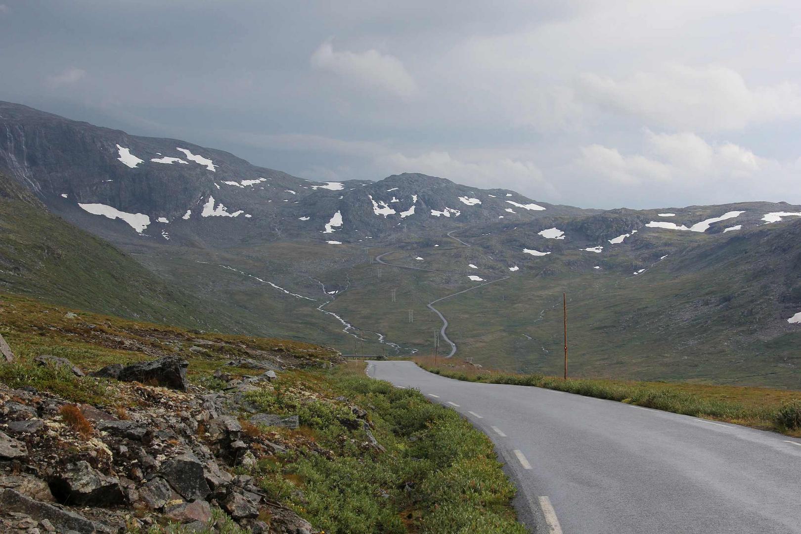 Der Tindevegen über das Berdalsfjellet...