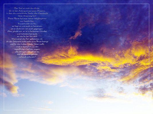 † -- Der Tod ist nicht das Ende -- †