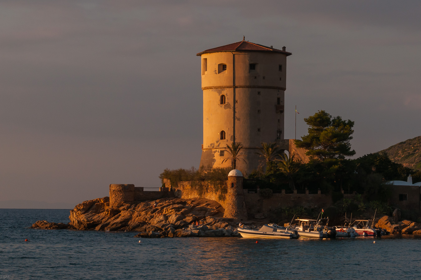 Der Torre im Abendlicht