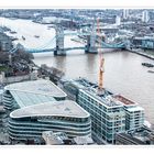 Der Tower, Tower Bridge vom Skygarden gesehen bei Tag