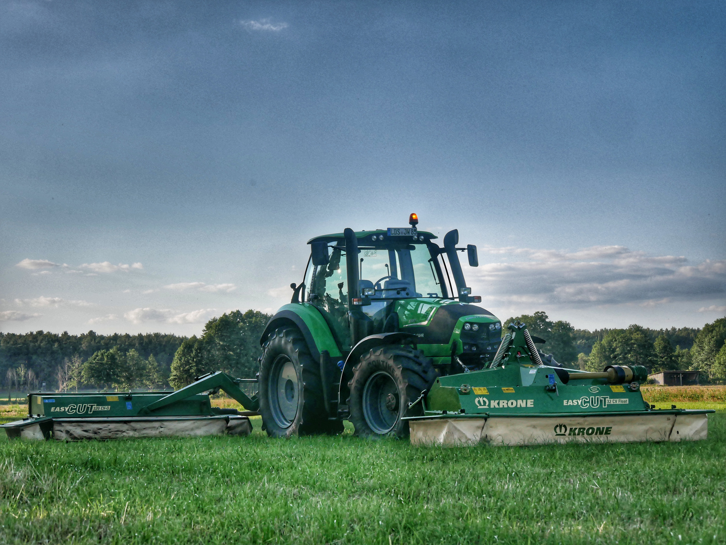 Der Traktor ist bereit