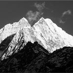 Der Tramserku - einer der elegantesten Berge im Everest-Gebiet