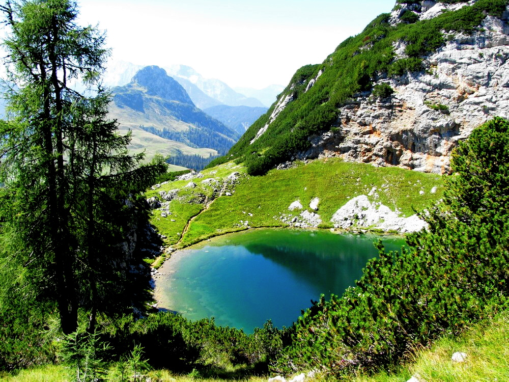 Der traumhaft schön gelegene Seehornsee