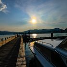 Der Traunsee (Gmunden/Salzkammergut) abends...