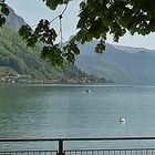 Der Traunsee in Gmunden / Österreich . 